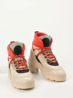 Woolrich – Hiking-Stiefel aus Lammleder multicolor