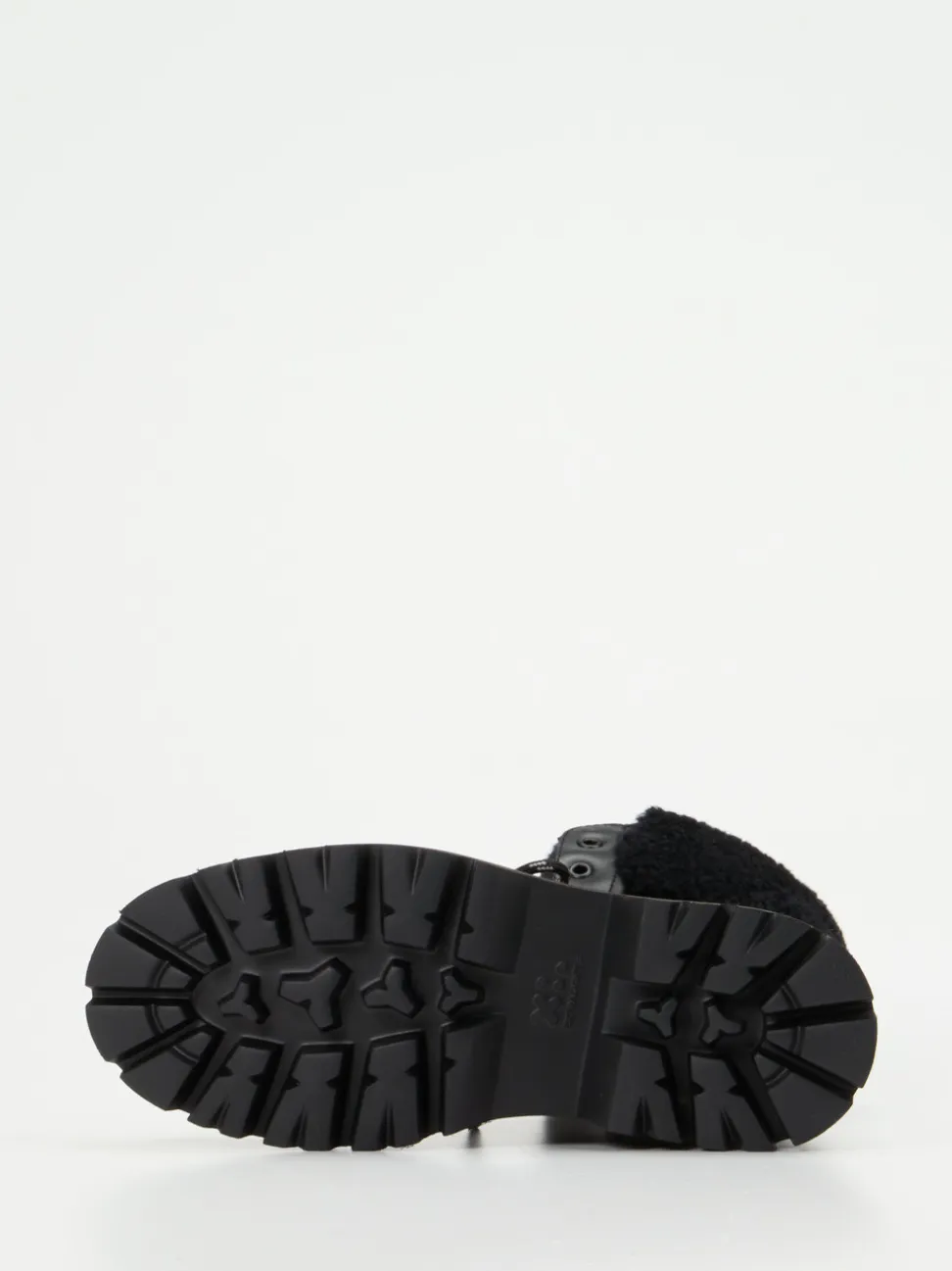 Woolrich – Schnürboots aus Kalbleder schwarz