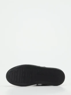 Woolrich – Schnürboots aus Hochglanzleder schwarz