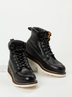 Woolrich – Stiefeletten aus Kalbleder schwarz
