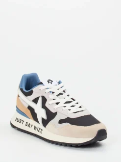 W6YZ – Sneaker aus Veloursleder in Beige