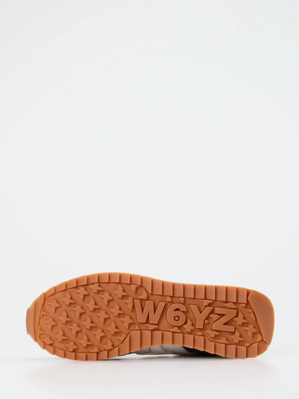 W6YZ – Sneaker aus Veloursleder weiß-blau