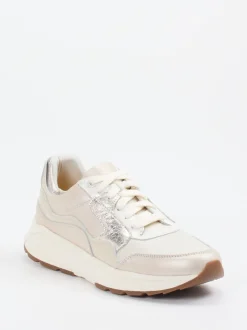 XSENSIBLE – Chunky Sneaker aus Metallicleder beige