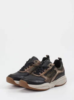 Xsensible – Chunky Sneaker aus Kalbleder schwarz