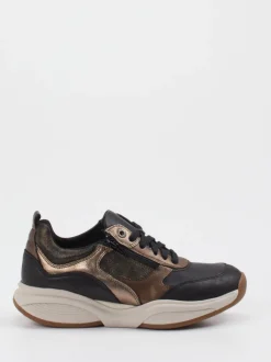 Xsensible – Chunky Sneaker aus Kalbleder schwarz