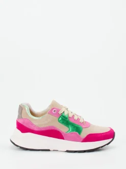 Xsensible – Chunky Sneaker aus Veloursleder multicolor