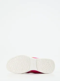 Xsensible – Chunky Sneaker aus Velour/Leder in Pink