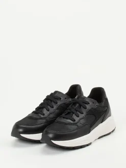 Xsensible – Chunky Sneaker aus Kalbleder schwarz