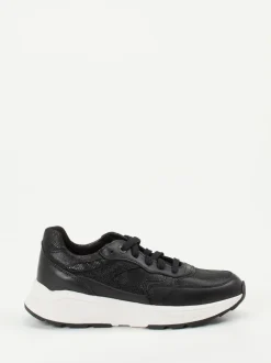 Xsensible – Chunky Sneaker aus Kalbleder schwarz