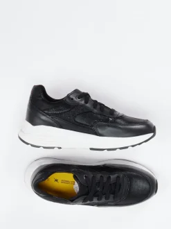 Xsensible – Chunky Sneaker aus Kalbleder schwarz