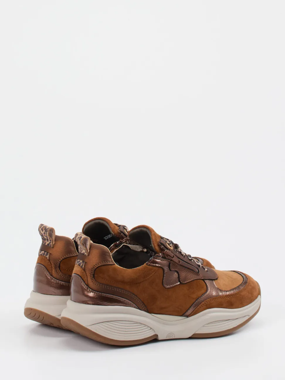 Xsensible – Chunky-Sneaker aus Veloursleder braun