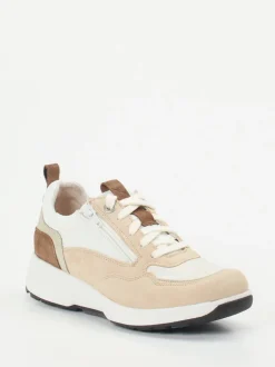 Xsensible – Komfort-Sneaker aus Veloursleder beige