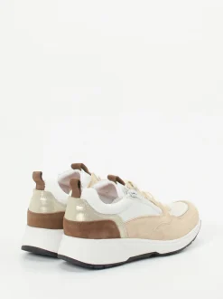 Xsensible – Komfort-Sneaker aus Veloursleder beige