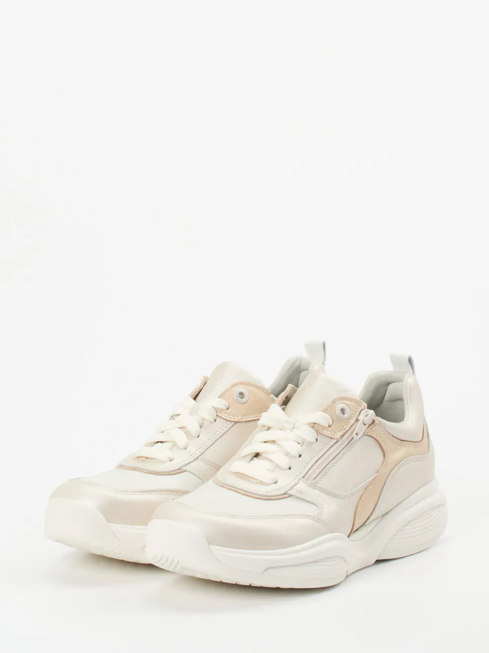 Xsensible – Komfort-Sneaker aus Kalbleder Beige