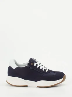 Xsensible – Komfort-Sneaker aus Nubukleder dunkelblau