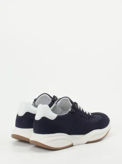 Xsensible – Komfort-Sneaker aus Nubukleder dunkelblau