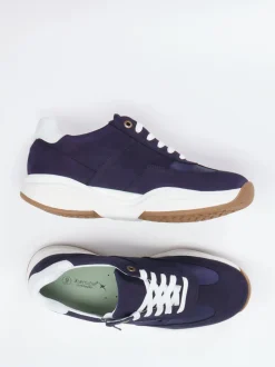 Xsensible – Komfort-Sneaker aus Nubukleder dunkelblau