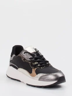 XSENSIBLE – Sneaker aus Metallic im Chunky-Design