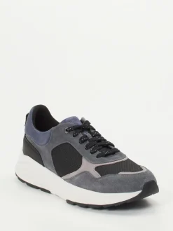 Xsensible – Sneaker aus Veloursleder und Mesh grau