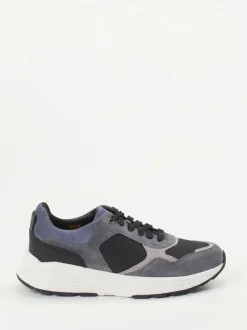 Xsensible – Sneaker aus Veloursleder und Mesh grau