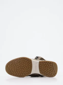 Xsensible – Stiefelette aus Veloursleder in Taupe